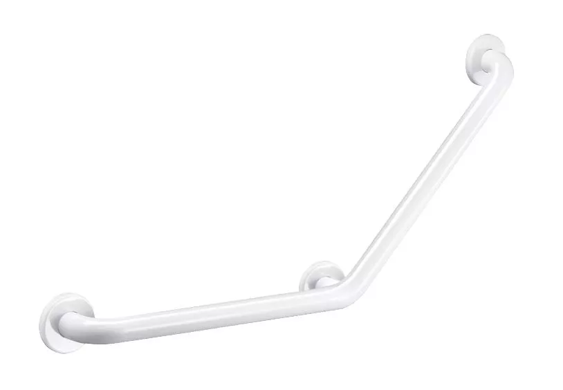 Barre d'appui à 135° 3 points Basic Ø32 400x400 DELABIE Blanc - 35082W