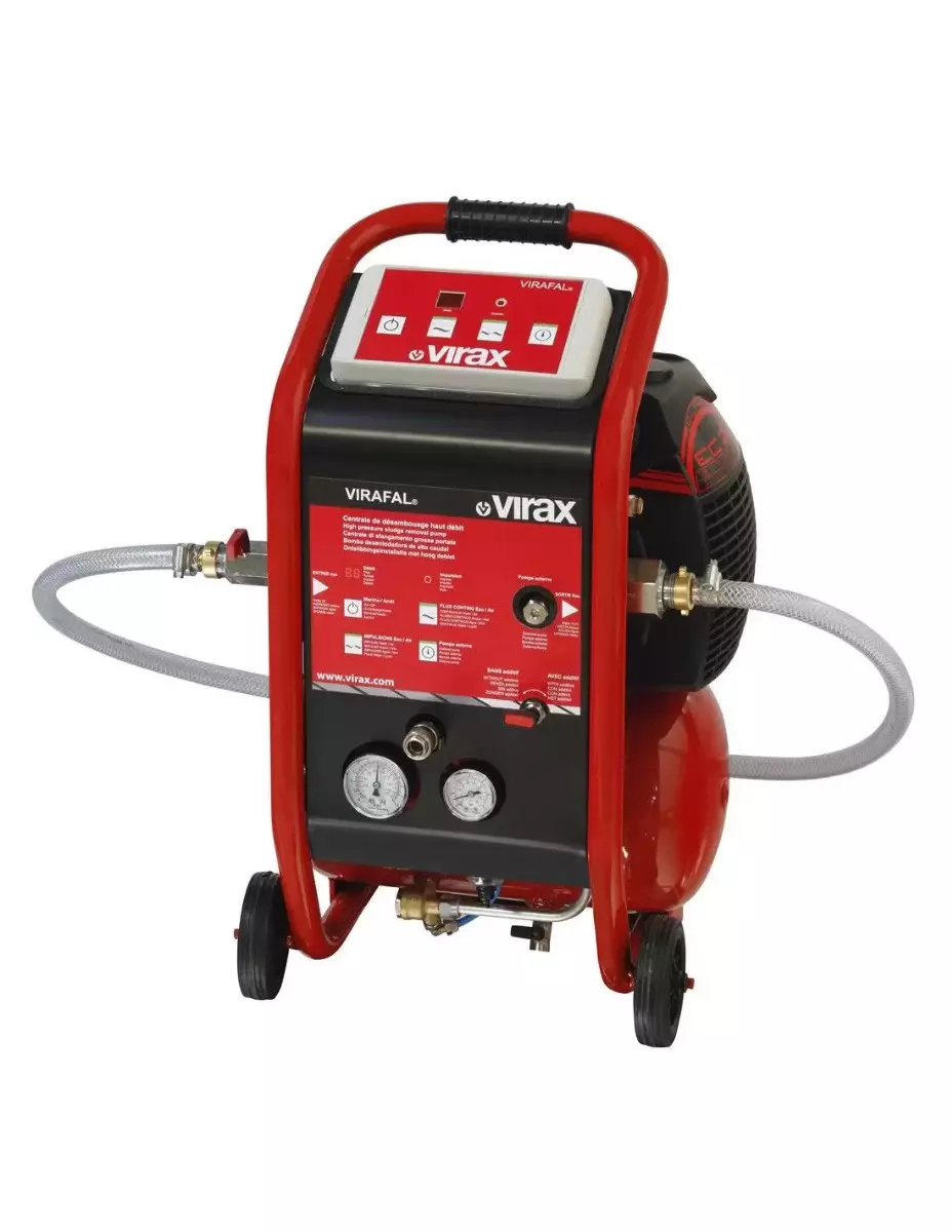Centrale de désembouage Virafal® - VIRAX - avec injecteur et réducteur - poignée - 295053