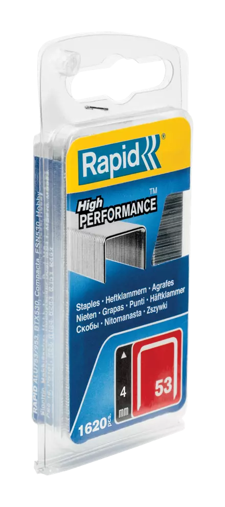 Agrafes en fil fin n° 53/4 mm - RAPID - 40109501