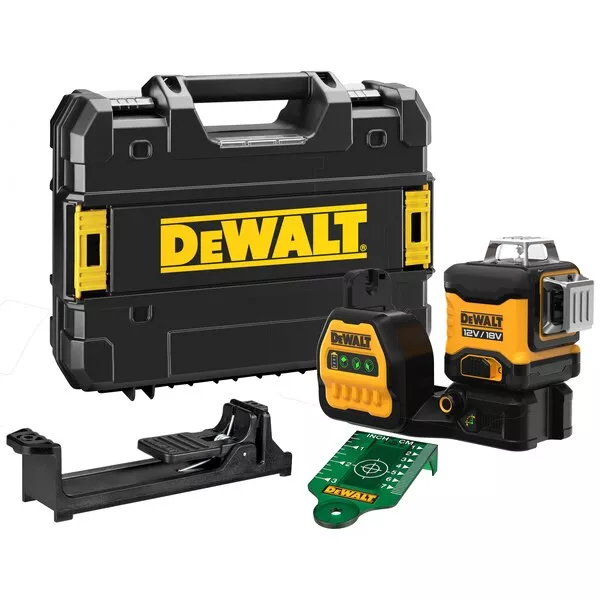  Niveau laser multi lignes 3 x 360° XR 12V / 18V - DEWALT - dans coffret TSTAK - DCE089NG18-XJ