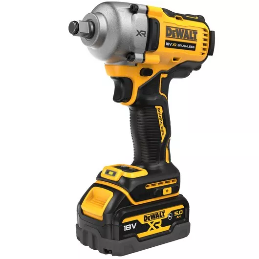 Boulonneuse à chocs 1/2" compacte XR 18V 5.0Ah li-ion brushless DEWALT Jonc de sécurité - DCF891P2G-QW