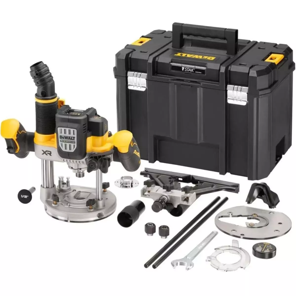 Affleureuse, Défonceuse XR 18V - DEWALT - sans batterie, ni chargeur - TSTAK - DCW620NT-XJ