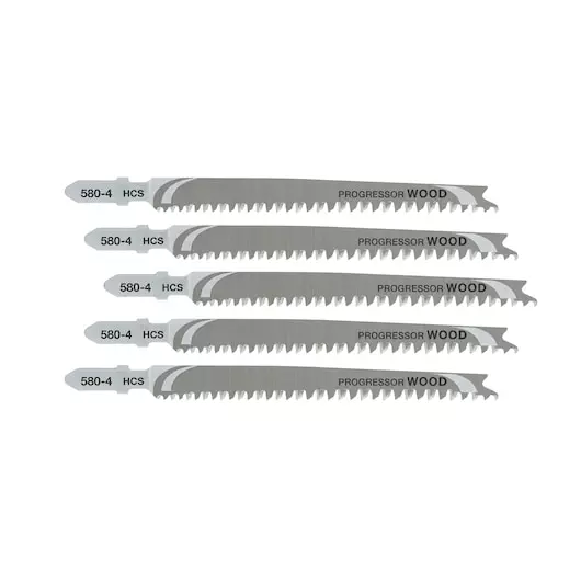 Lame de scie sauteuse denture Progressor bois, Agglo, Md profondeur de coupe <65 mm attache en T - Lot de 5 pièces - DEWALT - DT2057-QZ