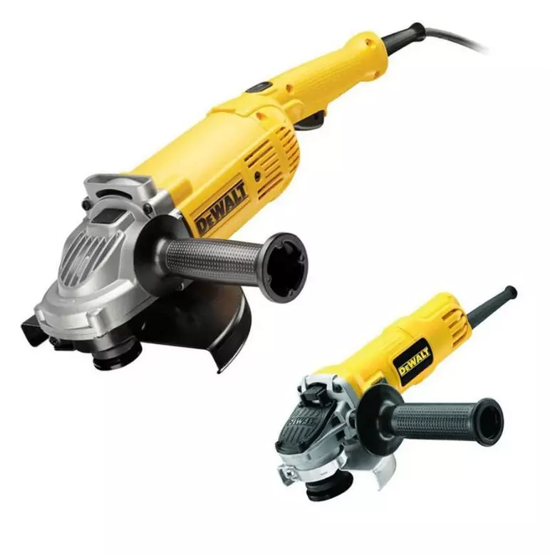 Duo de meuleuses DEWALT 2200W 230 mm & 900W 125 mm - 2 Carters De Protection - DWE492DUO2-QS