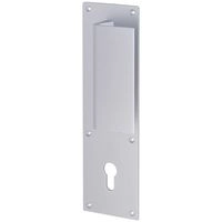 Poignée sur plaque Clé i DUVAL BILCOCQ argent - 1140 