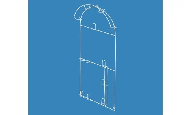 Porte tuyaux et Acc aspirateur Blanc