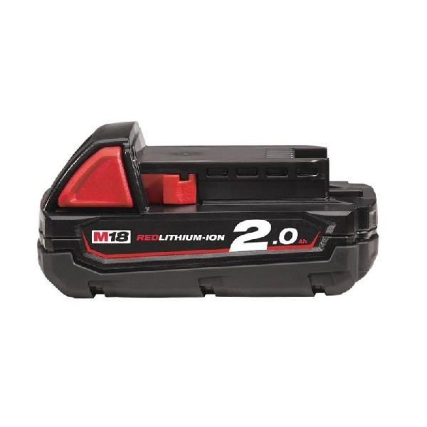 Batterie MILWAUKEE 18V 2 Ah Red Li-Ion M18B2 - 4932430062