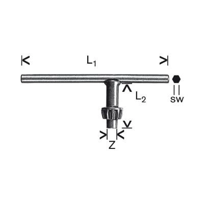 Clé de mandrin BOSCH 16 mm - 1607950041