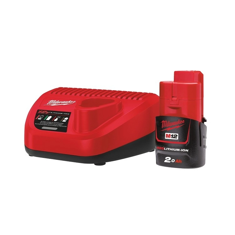 Pack NRJ MILWAUKEE M12 2.0Ah + Chargeur - 4933451900