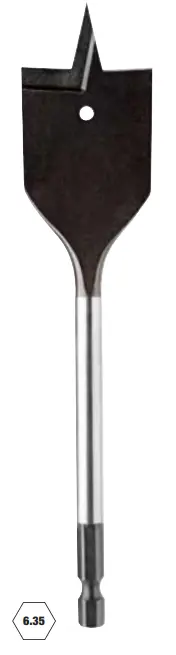 Mèche à bois plate Ø26x152 DIAGER - 904D26