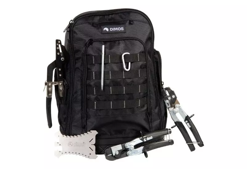 Sac à dos spécial agrafure complet avec accessoires - DIMOS - 980323