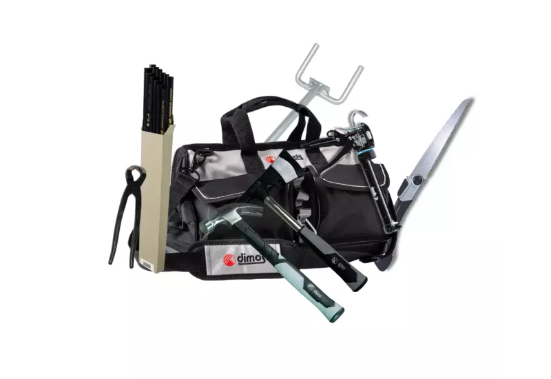 Sac à outils spécial tuilier avec 7 outils essentiels - DIMOS - 980321