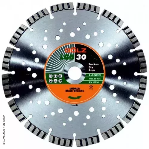 Disque diamant LGB30 flasque 230MM - GOLZ - LGB30231