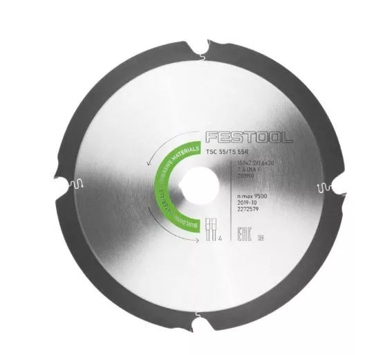 Lame de scie diamant FESTOOL 160x2,2x20 DIA4 - 201910