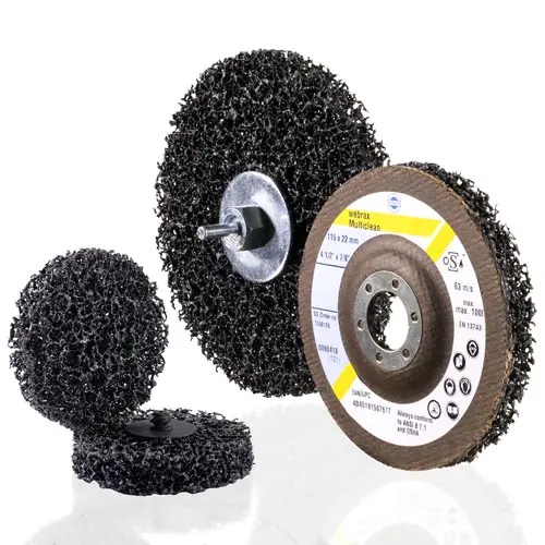 Disque plateau fibre Webrax multiclean - M14 - Ø 125 mm al. 22 mm - 1 pièce  - HERMES - 6098486