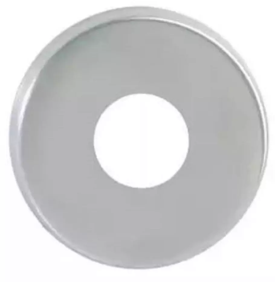 Paire de rosaces inox brossé 304 pour batteuse  - Ø trou 20 mm - IN125 