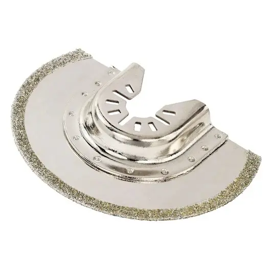 Lame diamant demi-lune DEWALT pour multi-cutter joint de carrelage et béton cellulaire - DT20745-QZ