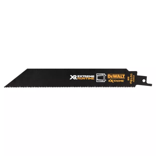 Lame scie sabre XR Extreme runtime 203 mm DEWALT pour métal - 5 pièces - DT99552