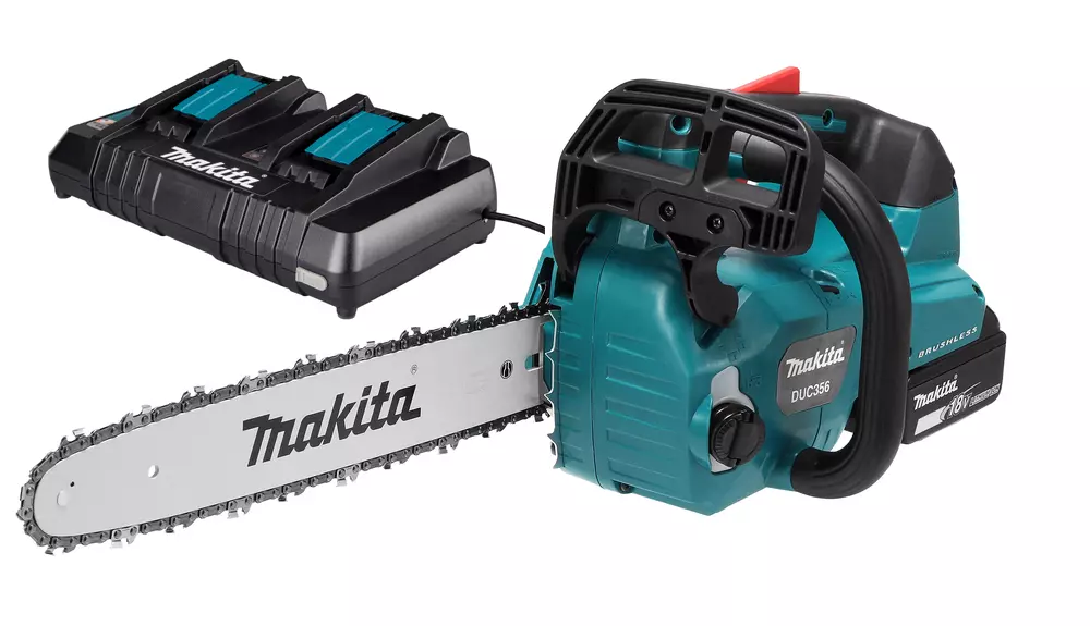 Tronçonneuse LXT® 36V (2x18V) - MAKITA - avec 2 batteries 18V 5.0Ah - chargeur double - DUC356T001