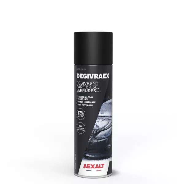 Dégivrant pare brise et serrures, Degivraex, 650 ML - AEXALT - DV119
