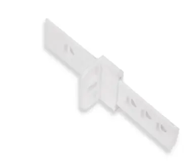 Charnière d'accompagnement pour frigo L.108mm  Blanc Réf 12.6781