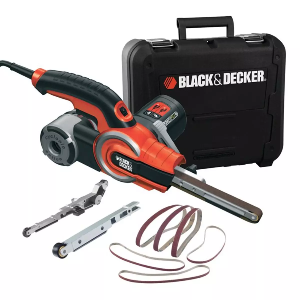 Lime électrique filaire - 400W - BLACK+DECKER - avec accessoires - coffret - KA902EK-QS