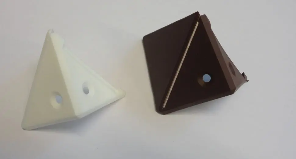 Taquet Systemtac 104+  3 Trous  "TAC'EKER"-[Couleur:Marron]