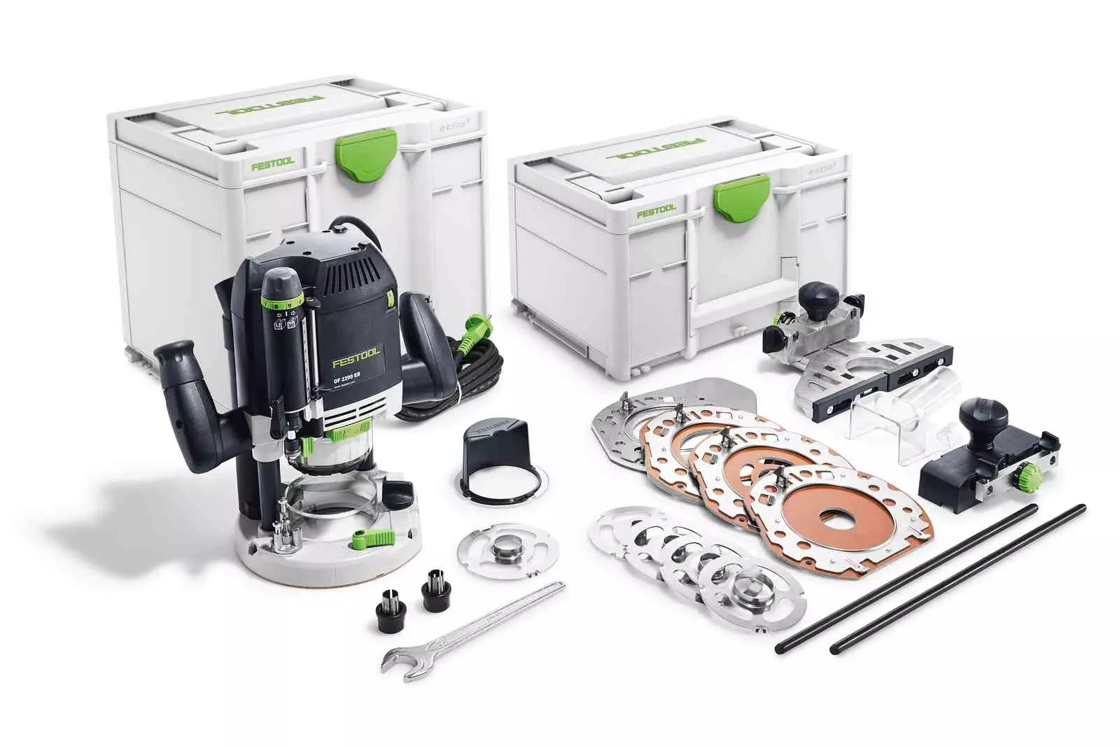 Défonceuse OF 2200 EB-Set - FESTOOL - avec accessoires et Systainer - 576220
