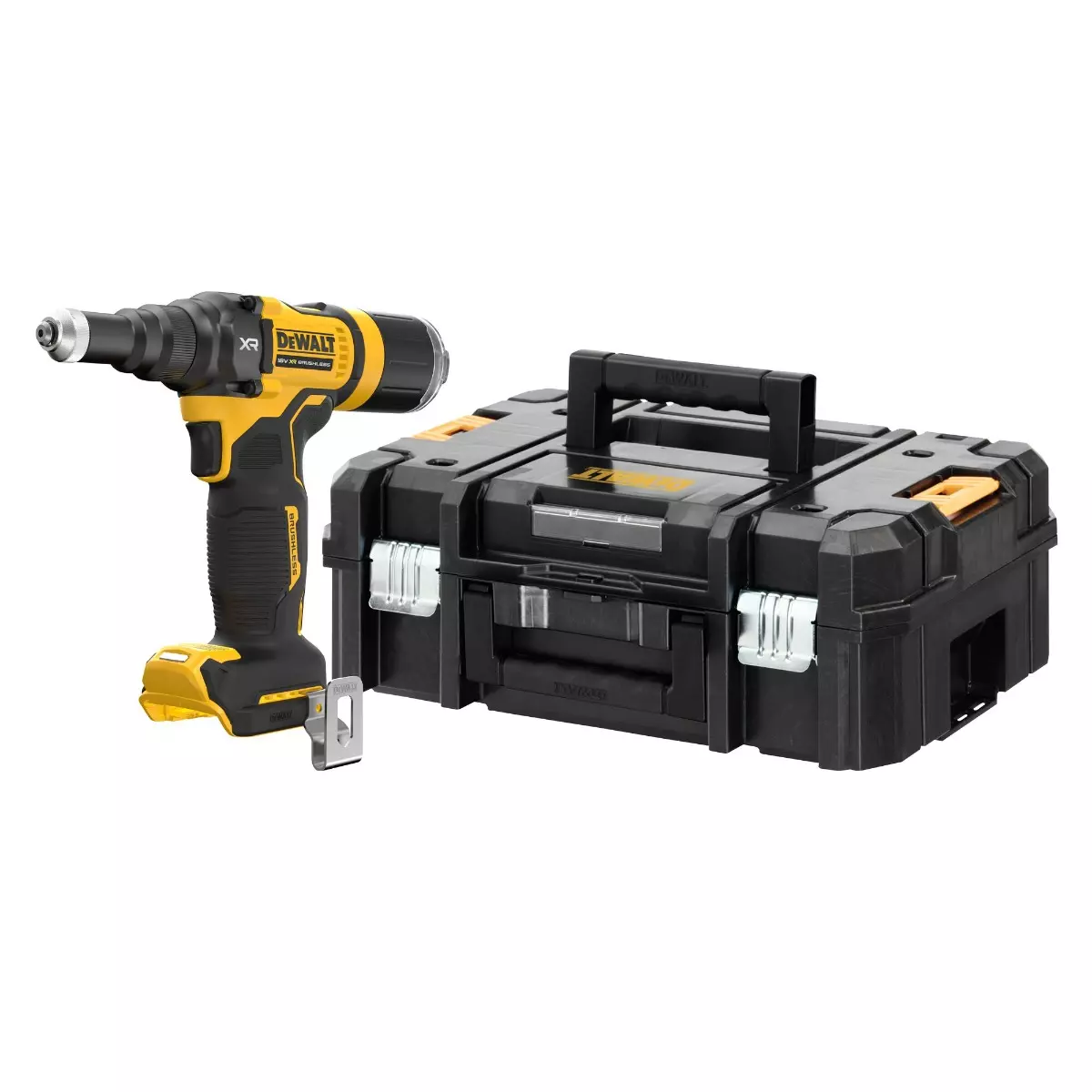 Riveteuse XR 18V Brushless 4,8 mm - DEWALT - Sans batterie, ni chargeur, coffret TSTAK - DCF403D2GT-QW
