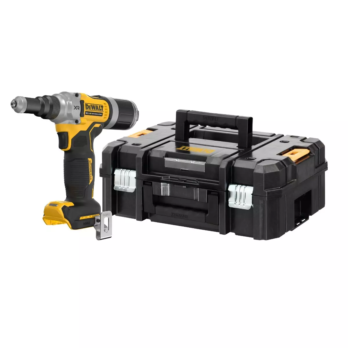 Riveteuse XR 18V 6,4 mm - DEWALT - Sans batterie, ni chargeur - coffret TSTAK - DCF414NT-XJ