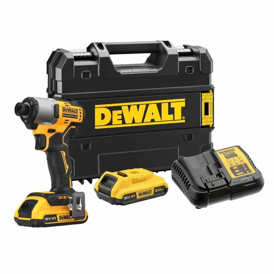 Visseuse à chocs XR 18V  Brushless - DEWALT - avec 2 batteires 18V 2.0Ah - chargeur - coffret -  DCF840D2T-QW