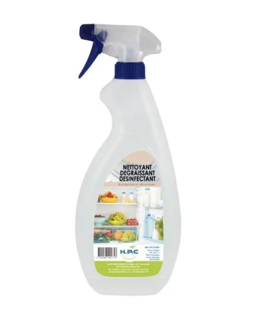 Nettoyant , Dégraissant, Désinfectant  Alimentaire  Pulvérisateur 750ML