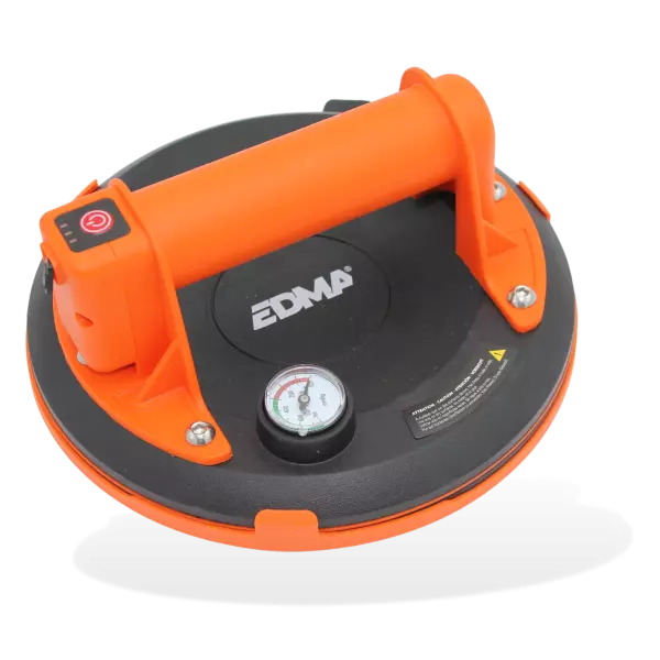 Ventouse sur batterie électrique - Charge maxi 130 Kg - EDMA OUTILLAGE - 269455
