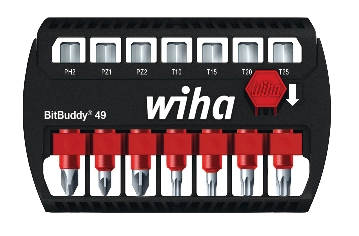 Embout BitBuddy de 49mm  mélangé - 7 pièces - WIHA - 36942