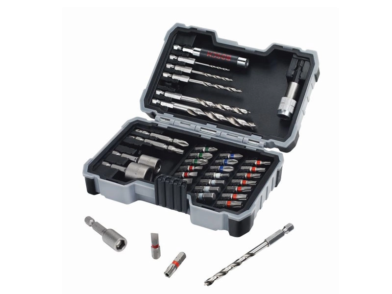 Set de 35 pieces BOSCH vissage et percage bois - 2607017327