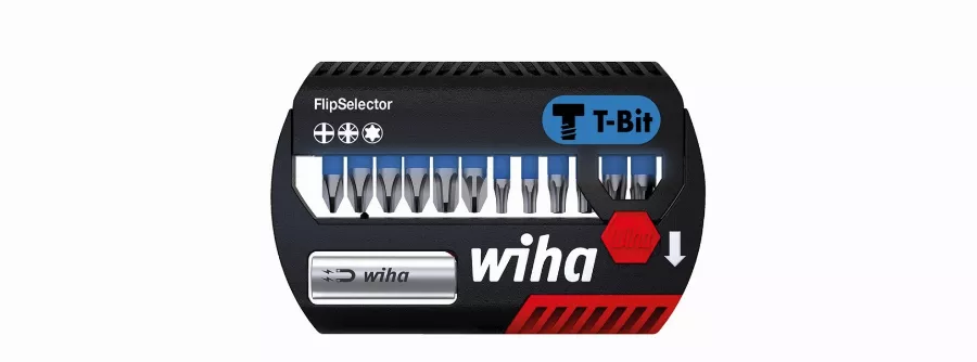 Embouts de vissage Philips Pozidriv et Torx FlipSelector WIHA - embout T 25 mm - 13 pièces - 41824