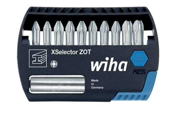 Coffret XSELECTOR 11 Pièces PZ WIHA 7944-245 10 Embouts POZI + Une rallonge 50 MM - 26980