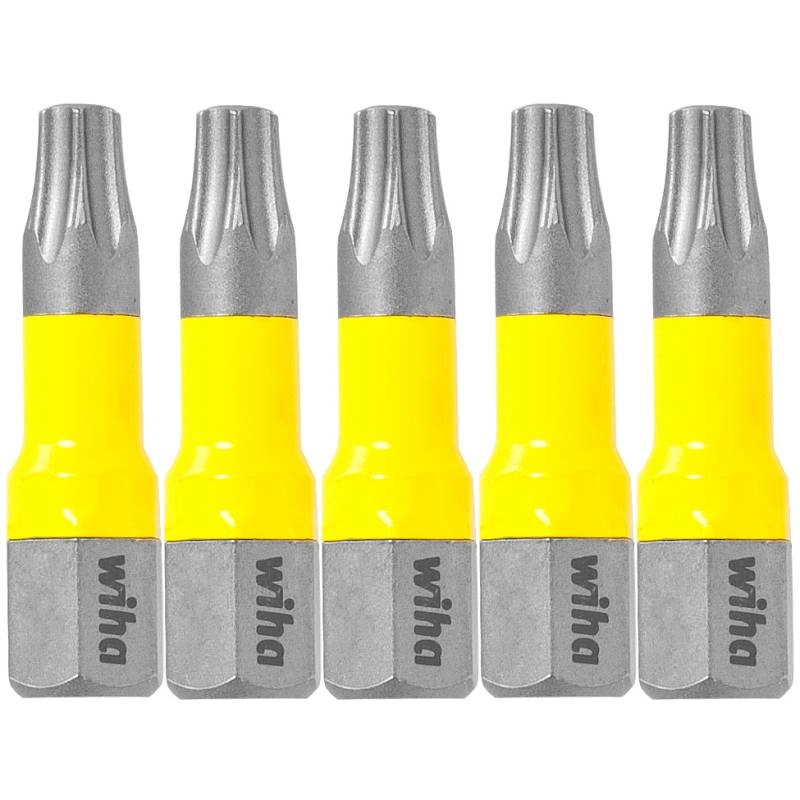 Boîte de 5 embouts "Y" Torx T25x25 mm WIHA - 41594