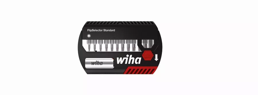 Coffret d'embouts WIHA Flipselector Standard TORX 13 pcs + Porte embout universel + attache ceinture - 39056