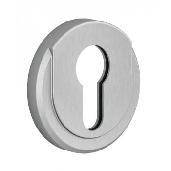 Jeu de rosaces rondes Vercy AH200 Clé i BEZAULT inox brossé - 204805