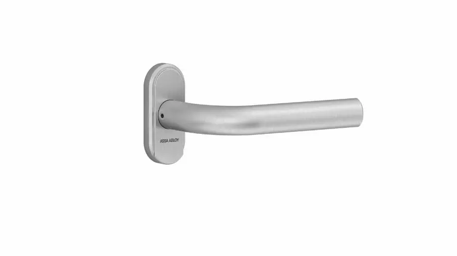 Ensemble Vercy AH200 béquille 471L rosace étroite C8 BEZAULT inox brossé - 204808