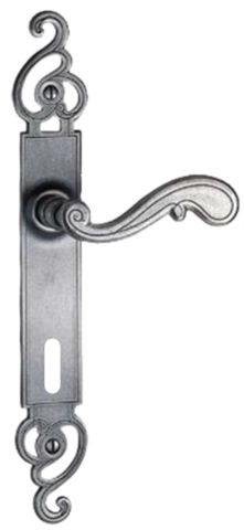 Ensemble Bayeux BOUVET Fer patiné cémenté - Clé L - Entraxe 70 - 789