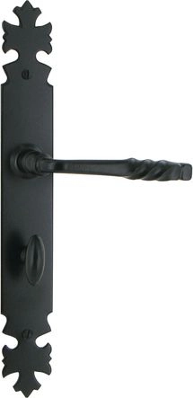 Ensemble Loire BRIONNE noir condamnation - Porte 40 Entraxe 195 Axe 70 - 6911243NR 