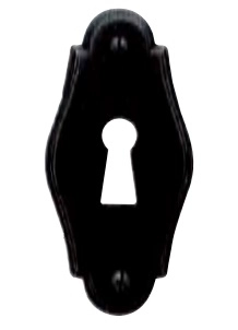 Entrée France 70 x 30 mm BRIONNE Noir - Clé i - 1052112NR