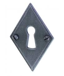 Entrée de meuble losange Castel BRIONNE patiné Clé L - 30x45 mm - 2012511SP