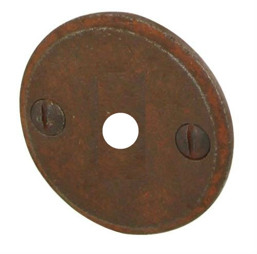 Entrée de porte Ø 43 mm BRIONNE Fer rouillé - Ø 9 - 1050714RO