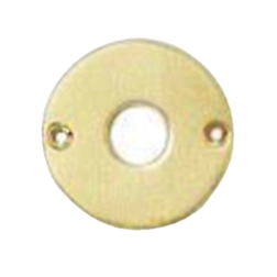 Entrée de porte Ø 43 mm BRIONNE Laiton poli - Bec de cane - 1050710LP