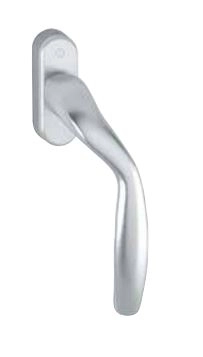 Poignée de fenêtre contre-coudée droite New-York 0810VK/U76 HOPPE Inox M5x45 - 3446075