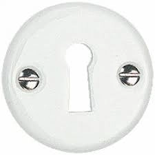 Rosace porcelaine blanche MERIGOUS - Clé L - V7350.11.100