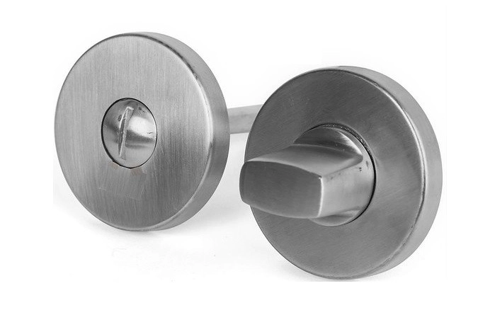 Paire de rosaces inox 304 Balsac / Vabre / Vallon / Valady  - WC sans voyant - U19/L19/V19 - 434